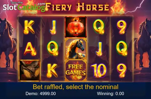 Οθόνη2. Fiery Horse Κουλοχέρης