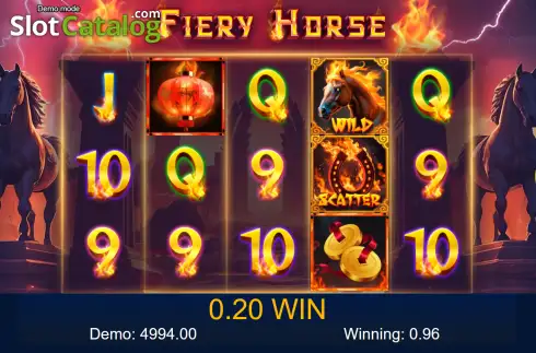 Οθόνη3. Fiery Horse Κουλοχέρης