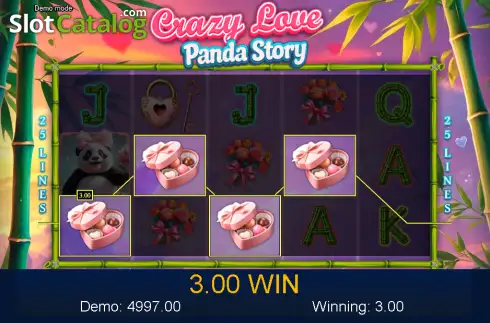 Οθόνη3. Crazy Love. Panda Story Κουλοχέρης 