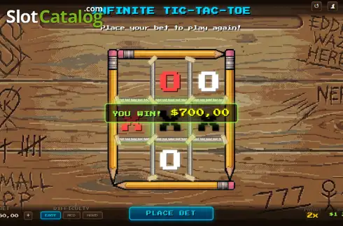 Οθόνη2. Infinite Tic-Tac-Toe Κουλοχέρης