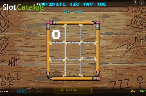 Οθόνη3. Infinite Tic-Tac-Toe Κουλοχέρης
