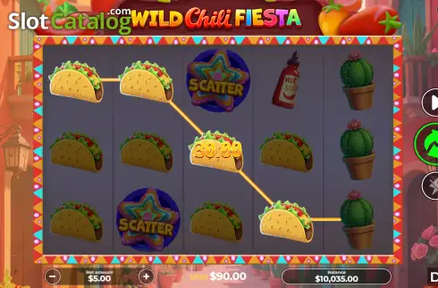 Οθόνη3. Wild Chili Fiesta Κουλοχέρης