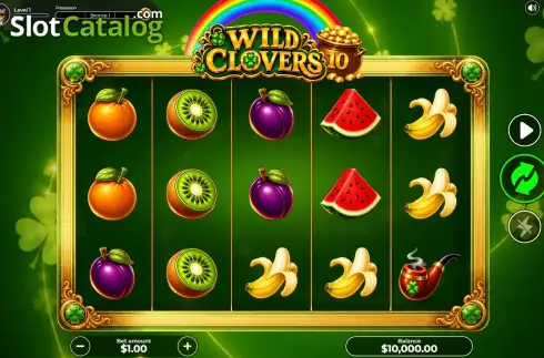 Οθόνη2. Wild Clovers 10 Κουλοχέρης 