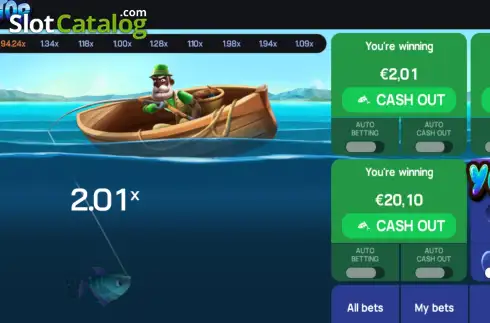 Οθόνη3. Fishinator Κουλοχέρης 