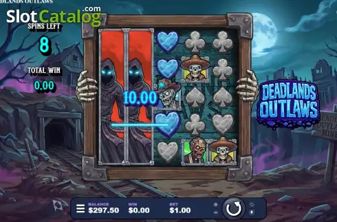 Οθόνη3. Deadlands Outlaws Κουλοχέρης 