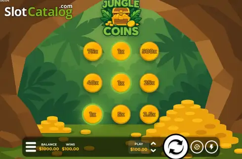 Οθόνη3. Jungle Coins Κουλοχέρης