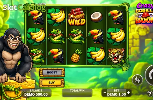 Οθόνη2. Crazy Gorilla Boom Κουλοχέρης