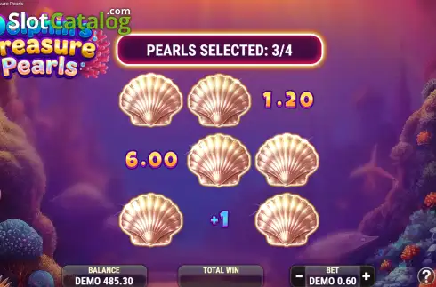 Οθόνη3. Dolphin's Treasure Pearls Κουλοχέρης