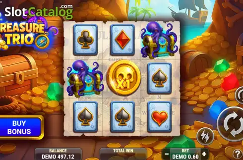 Οθόνη2. Treasure Trio Κουλοχέρης