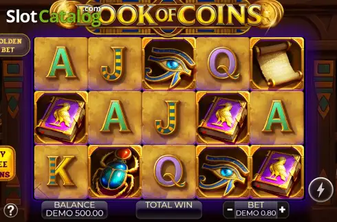 Οθόνη2. Book of Coins Κουλοχέρης