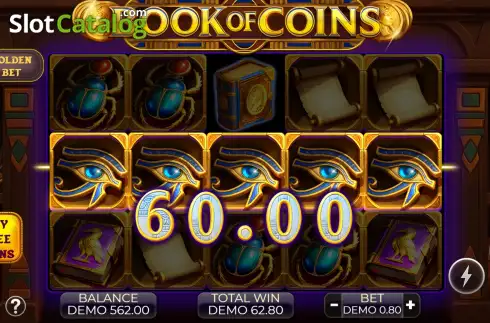 Οθόνη3. Book of Coins Κουλοχέρης