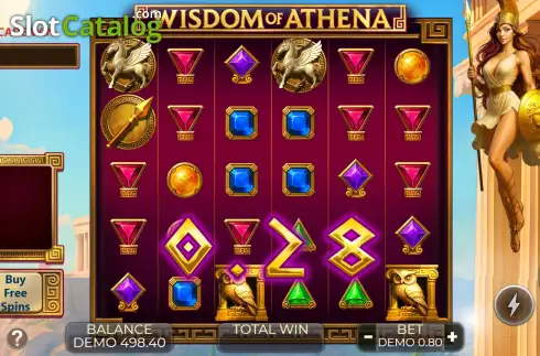 Οθόνη3. Wisdom of Athena (Spin Joy Games) Κουλοχέρης