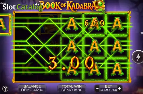 Οθόνη3. Book of Kadabra Κουλοχέρης