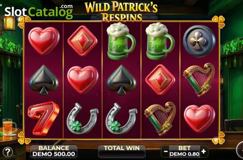 Οθόνη2. Wild Patrick's Respins Κουλοχέρης