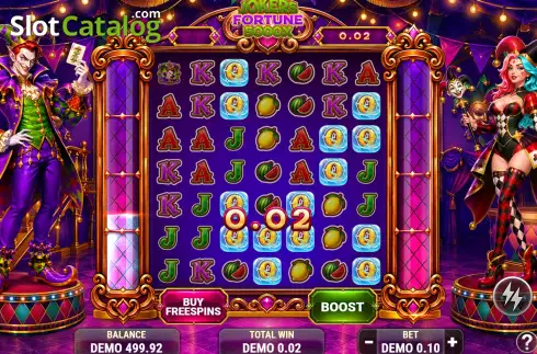 Οθόνη3. Joker's Fortune (Spin Joy Games) Κουλοχέρης 