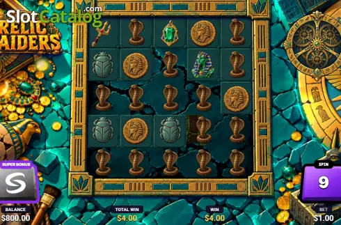 Οθόνη3. Relic Raiders (Spinify) Κουλοχέρης