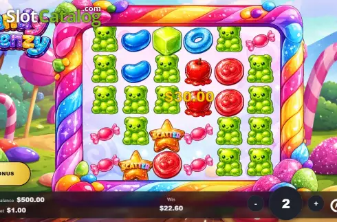 Οθόνη3. Candy Frenzy (Spinova) Κουλοχέρης
