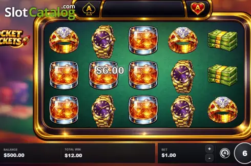 Οθόνη3. Pocket Rockets Κουλοχέρης