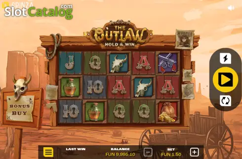 Οθόνη2. The Outlaw Hold & Win Κουλοχέρης