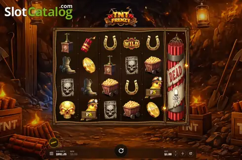 Οθόνη2. TNT Frenzy Κουλοχέρης