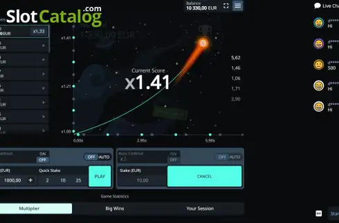 Οθόνη3. Comet Crash Κουλοχέρης 