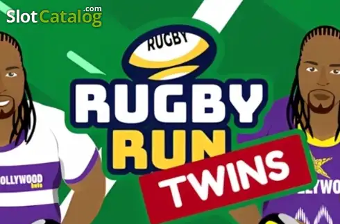 Rugby Run Twins Λογότυπο Rugby Run Twins Λογότυπο