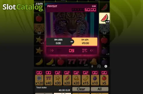 Οθόνη3. Leopard Zama Fruits Κουλοχέρης 