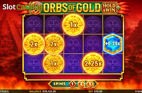 Οθόνη3. 9 Orbs of Gold Κουλοχέρης