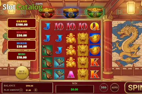 Οθόνη2. Dragon Bingo Triple Pot Κουλοχέρης 