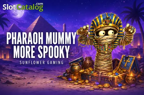 Pharaoh Mummy More Spooky Λογότυπο Pharaoh Mummy More Spooky Λογότυπο