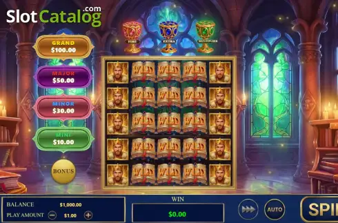 Οθόνη2. King Arthur Bingo Frenzy Κουλοχέρης
