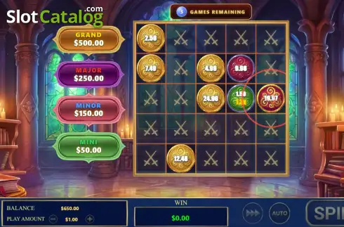 Οθόνη3. King Arthur Bingo Frenzy Κουλοχέρης