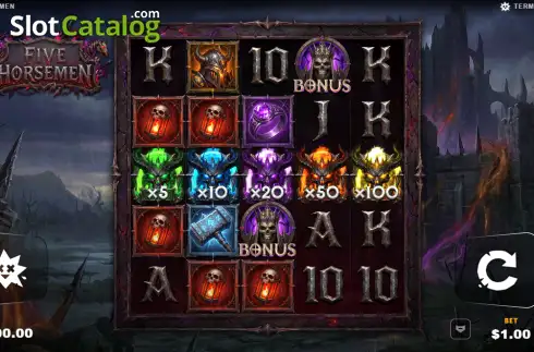 Οθόνη2. Five Horsemen Κουλοχέρης