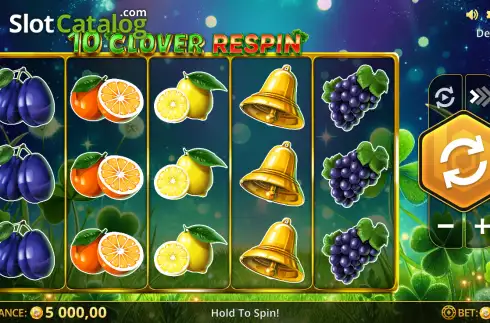 Οθόνη2. 10 Clover Respin Κουλοχέρης