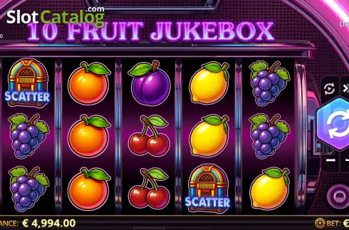 Οθόνη2. 10 Fruit Jukebox Κουλοχέρης
