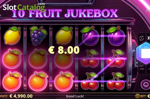Οθόνη3. 10 Fruit Jukebox Κουλοχέρης