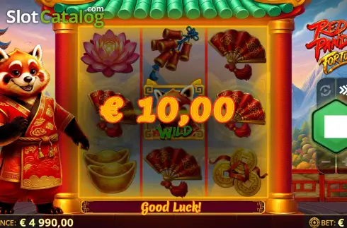Οθόνη3. Red Panda Fortunes Κουλοχέρης