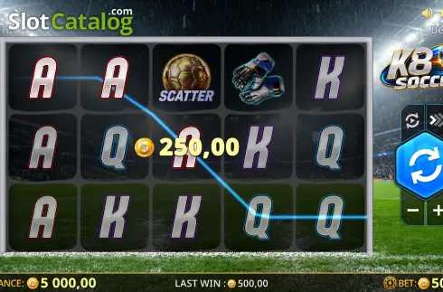 Οθόνη3. K8 Soccer Κουλοχέρης