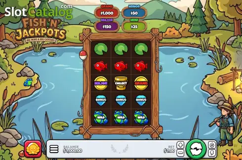 Οθόνη2. Fish N Jackpots Κουλοχέρης