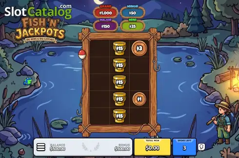 Οθόνη3. Fish N Jackpots Κουλοχέρης