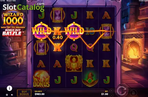 Οθόνη4. Wizard 1000 Κουλοχέρης
