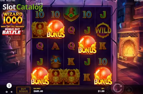 Οθόνη7. Wizard 1000 Κουλοχέρης