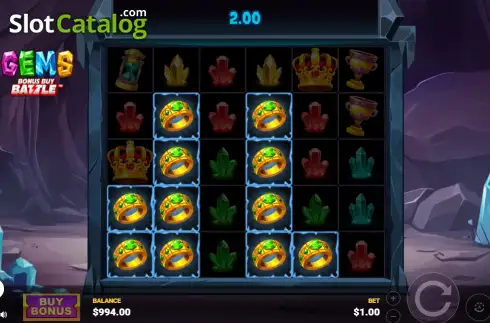 Οθόνη3. Gems (Titan Gaming) Κουλοχέρης