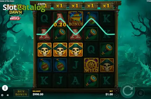 Οθόνη3. Pirates of the Dawn Κουλοχέρης