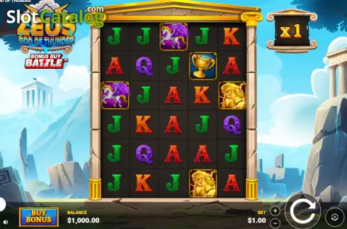 Οθόνη2. Zeus God of Thunder (Titan Gaming) Κουλοχέρης