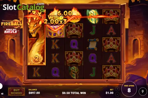 Οθόνη3. Fireball (Titan Gaming) Κουλοχέρης