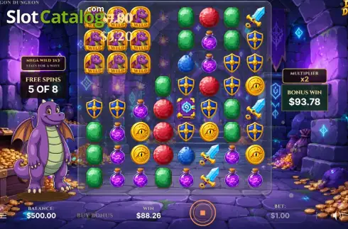 Οθόνη3. Dragon Dungeon Κουλοχέρης