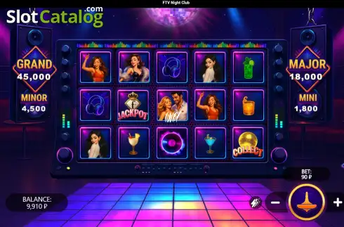 Οθόνη2. FTV Night Club Jackpot Κουλοχέρης