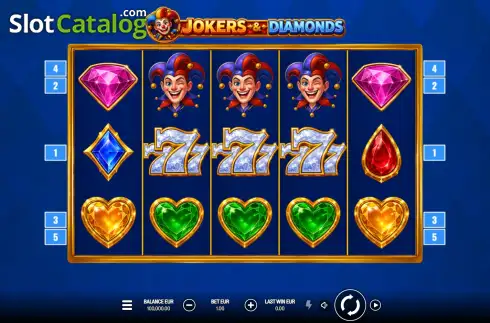 Οθόνη2. Jokers & Diamonds Κουλοχέρης 