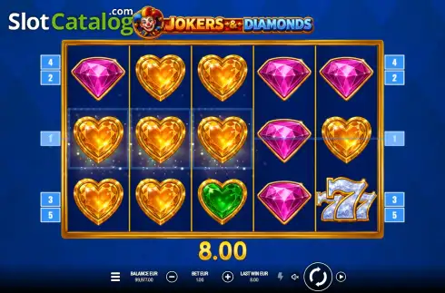 Οθόνη3. Jokers & Diamonds Κουλοχέρης 